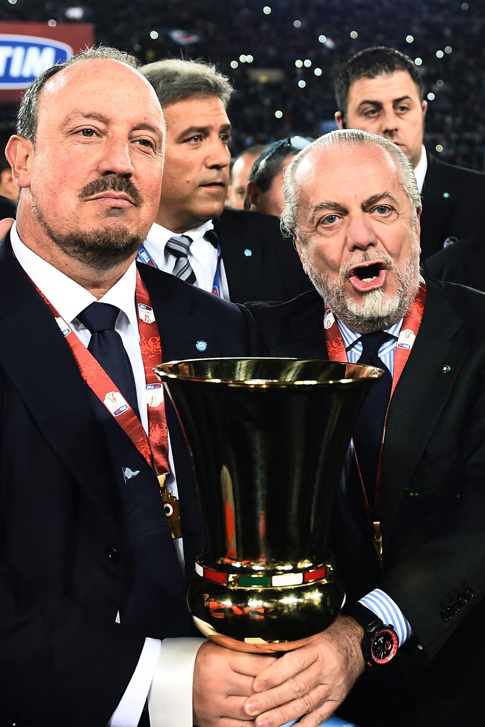 de laurentiis benitez coppa italia maggio 2014 ifa