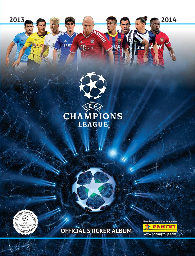 panini uefa championsleague 2013 14 cover