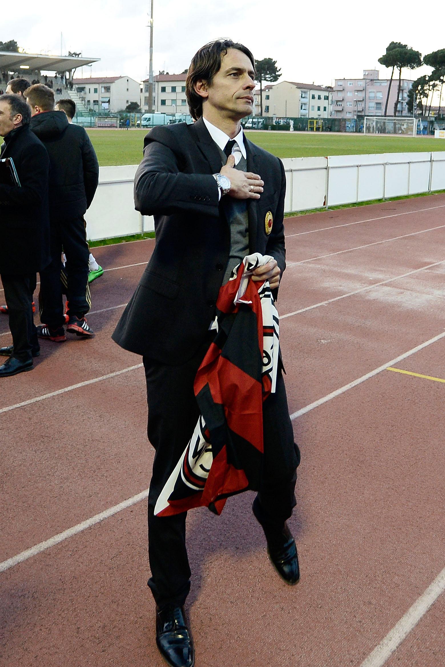 inzaghi saluta milan febbraio 2014 ifa