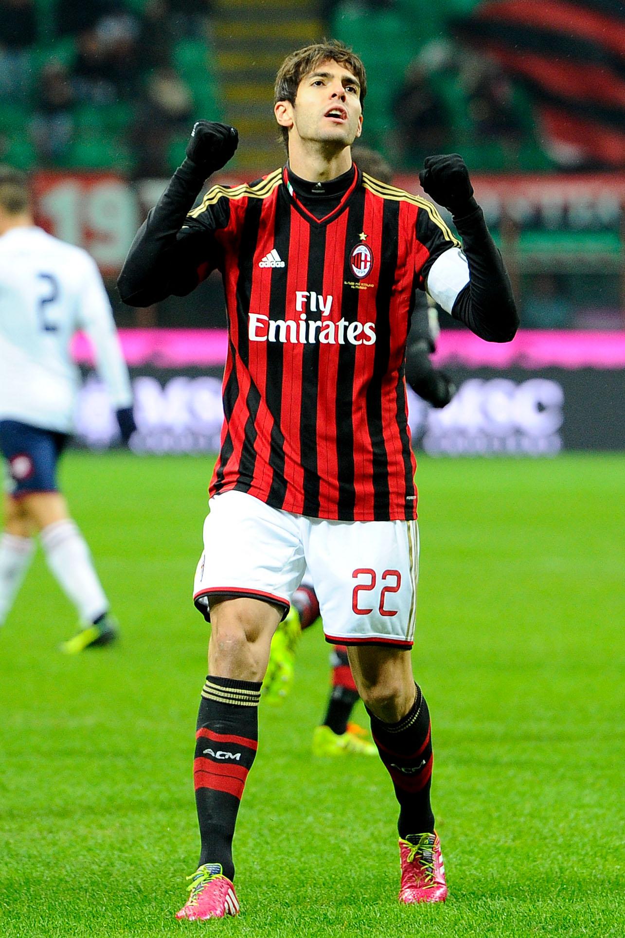 kaka capitano esulta milan 2013 ifa