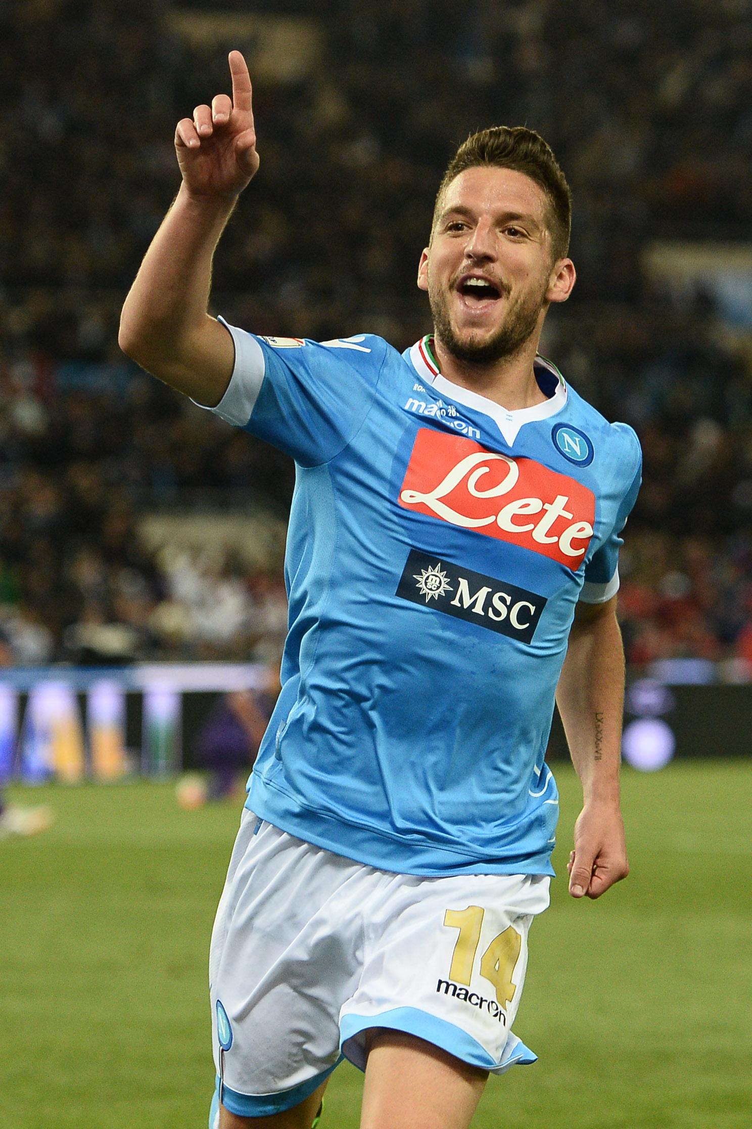 mertens esulta napoli coppa italia maggio 2014 ifa