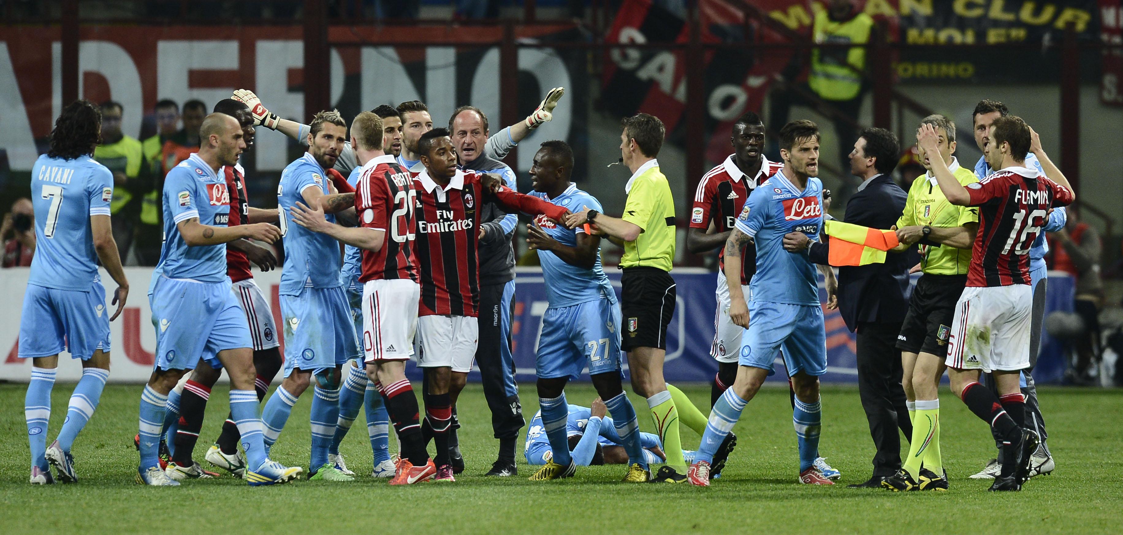 milan napoli san siro 2013