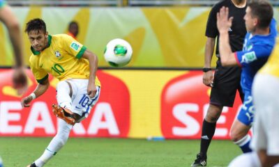 neymar brasile conf cup 2013 punizione vs italia ifa