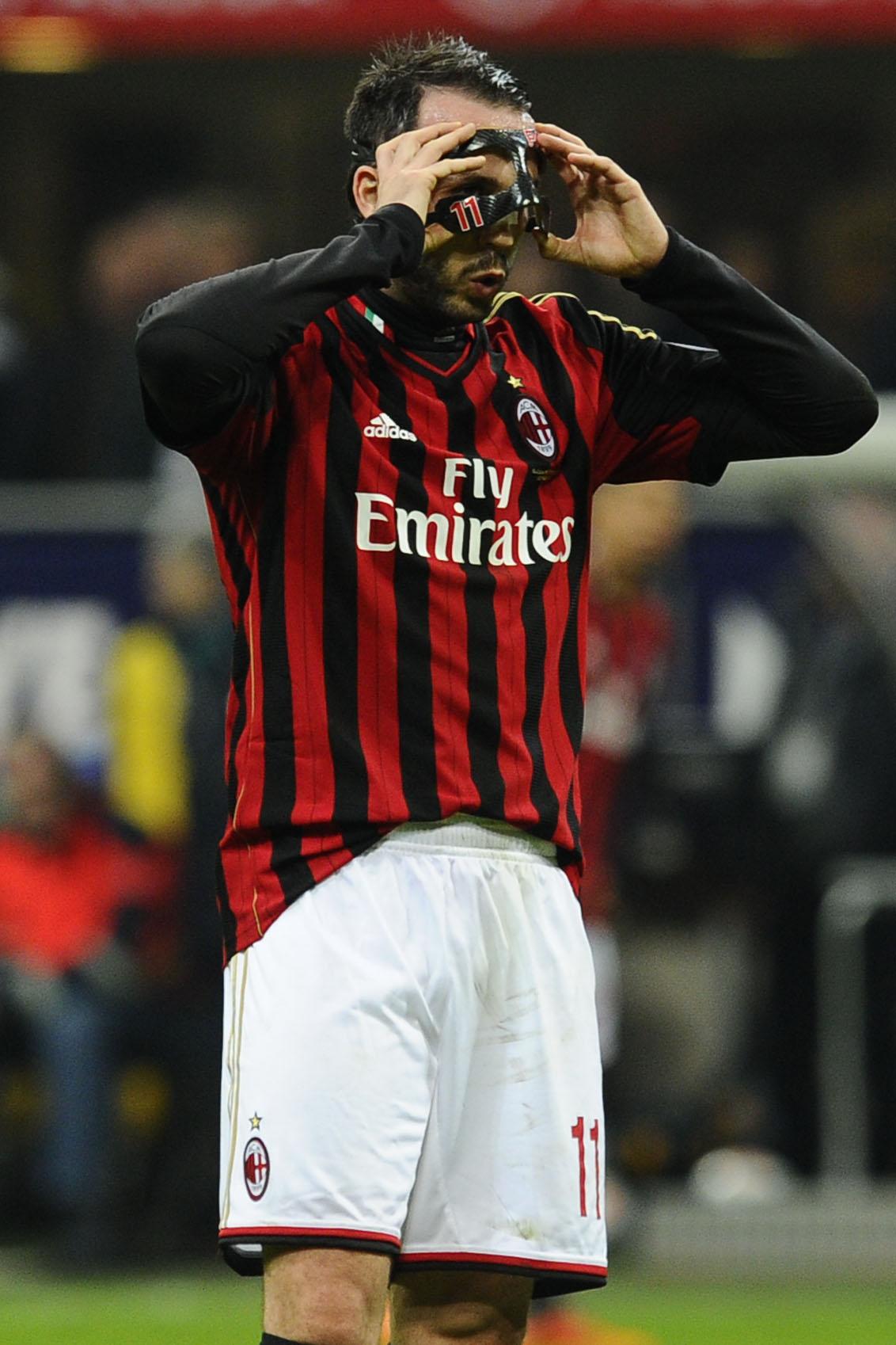 pazzini maschera disperato milan marzo 2014 ifa