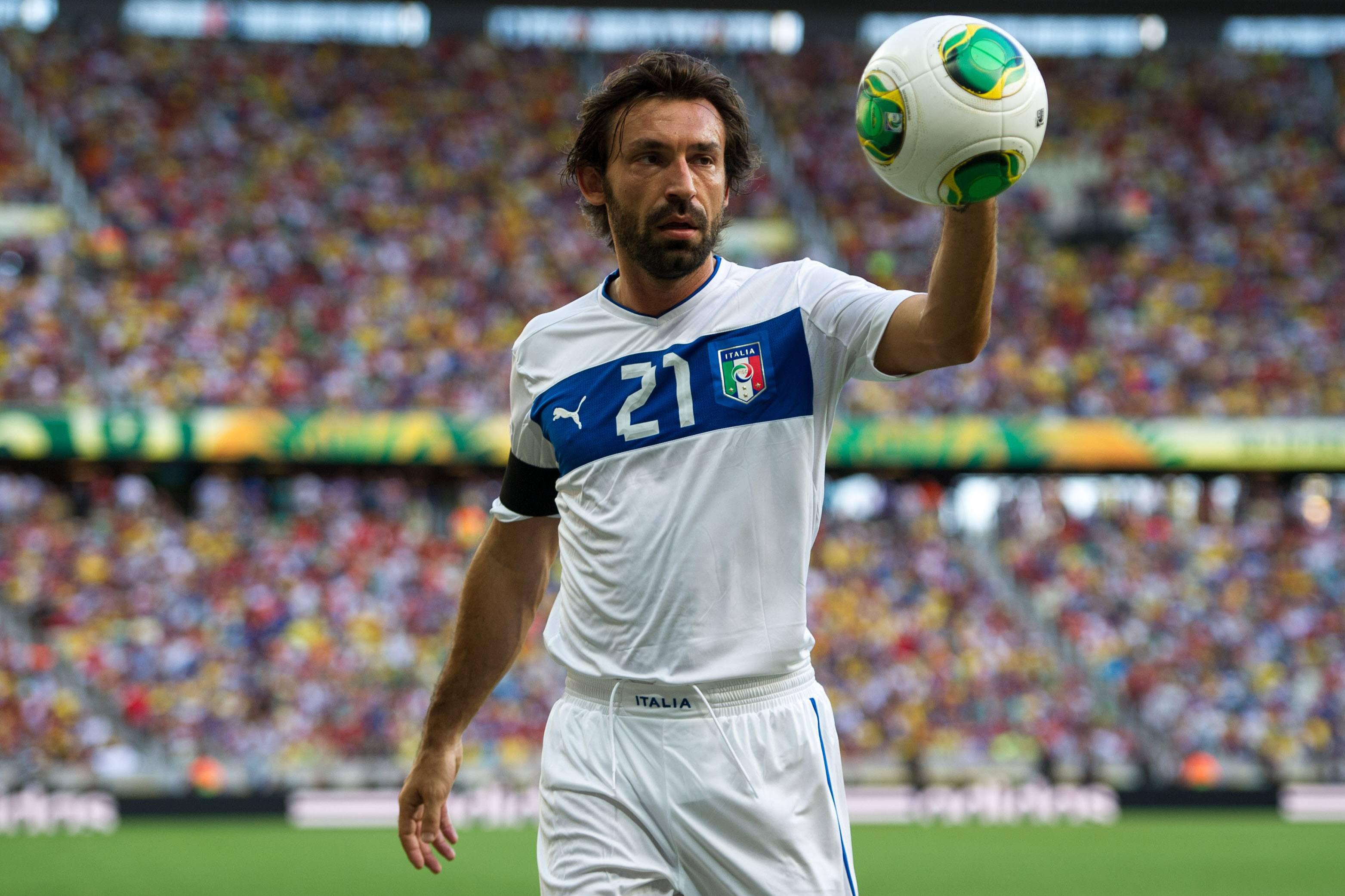 pirlo andrea conf cup 2013 partita ifa