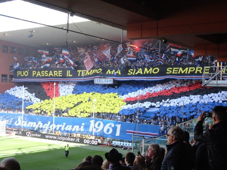 coreografia derby tifosi samp sn24