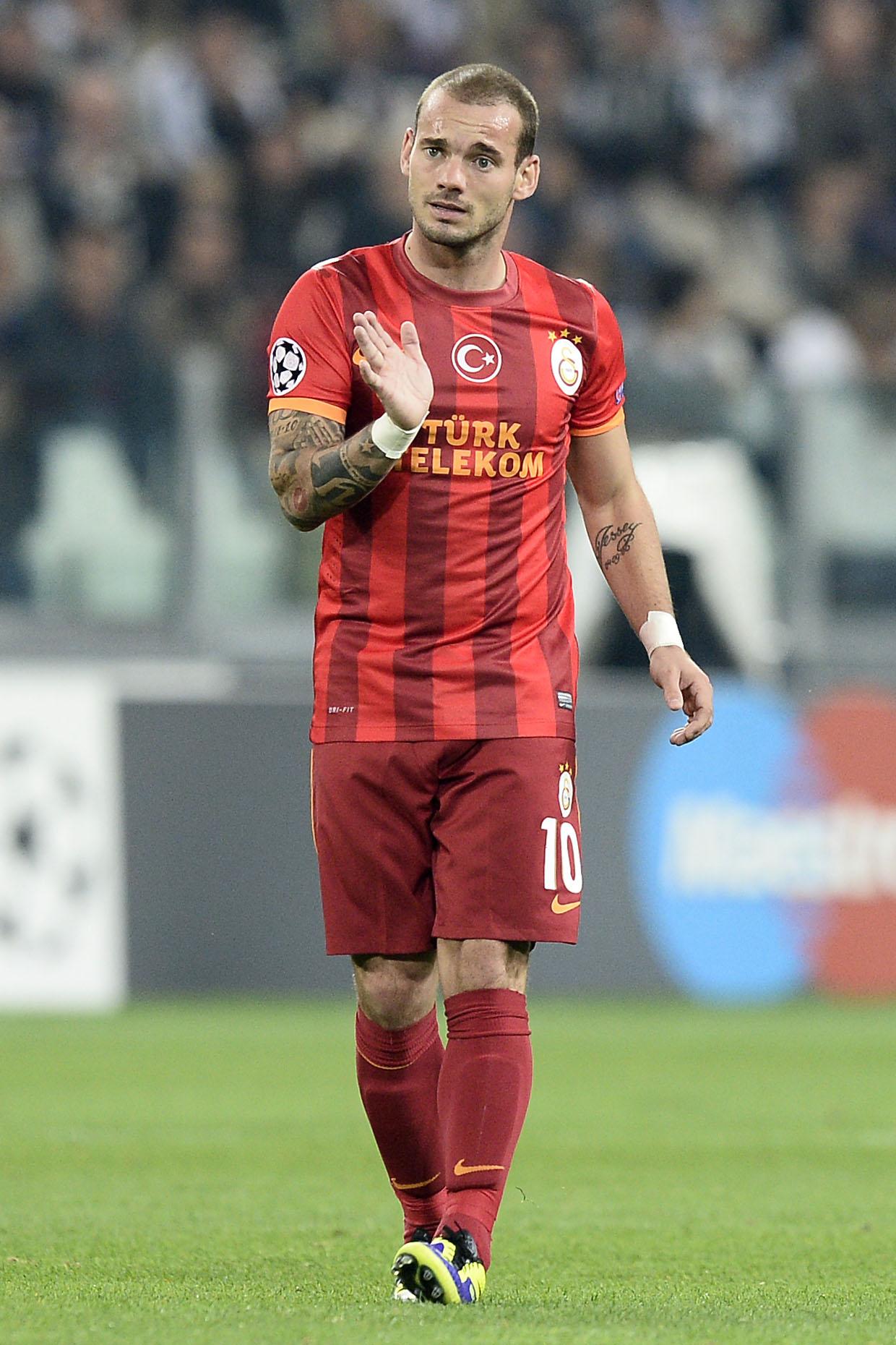 sneijder galatasaray away champions 2013