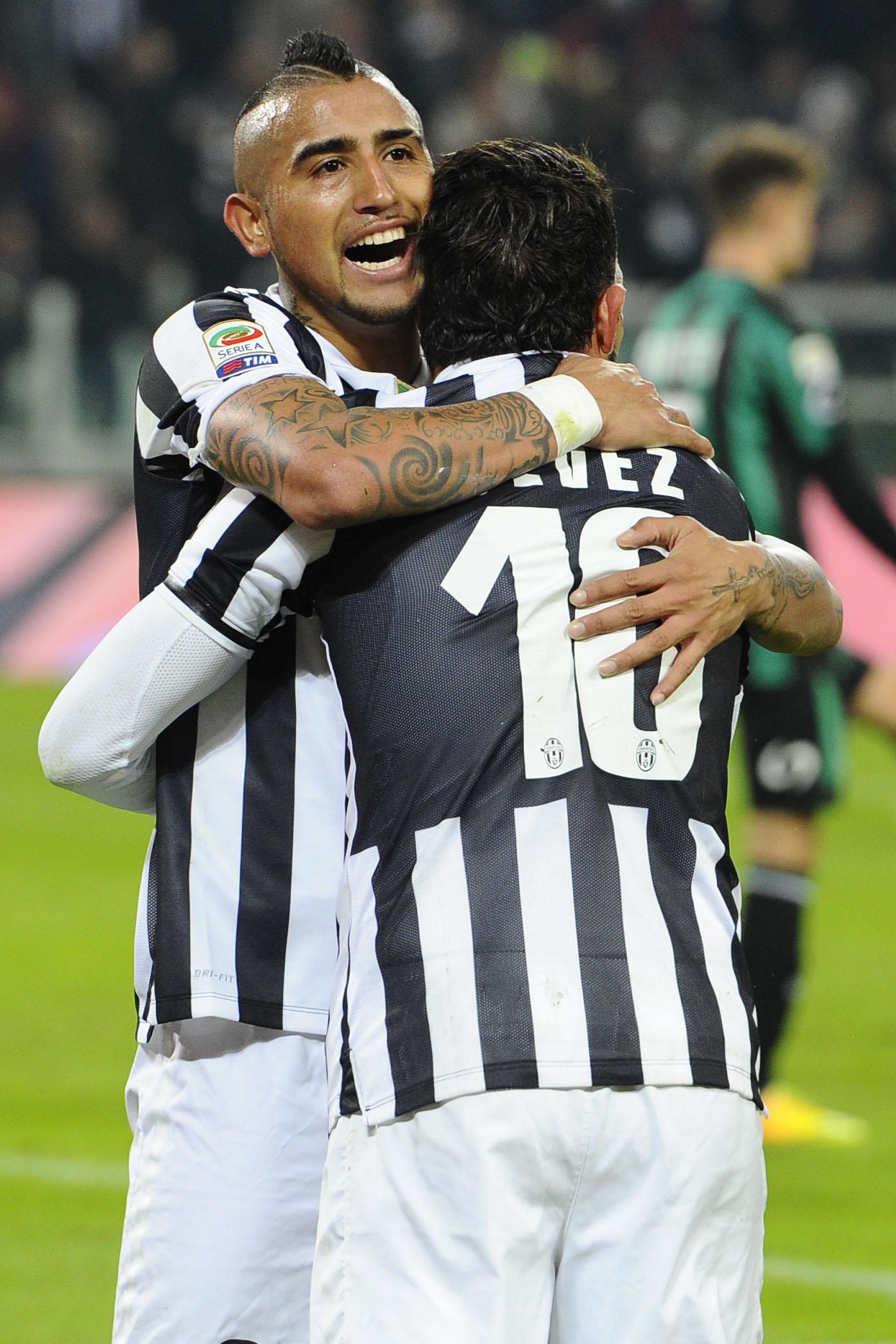vidal tevez esultano juventus 2013 ifa